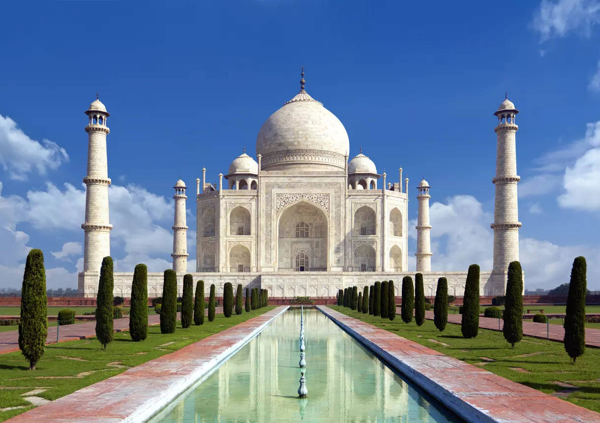 The Taj Mahal is one of the most spectacular monuments in India