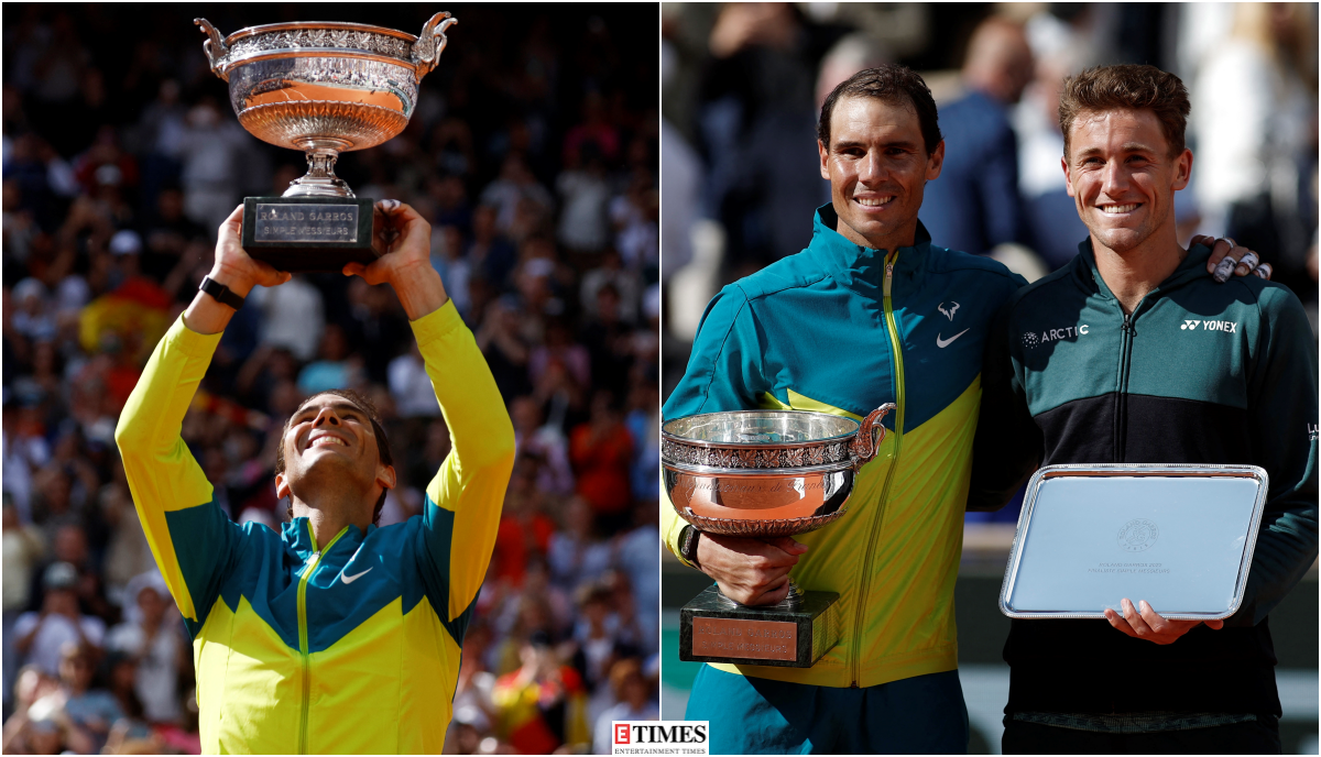 French Open 2022 GOAT Rafael Nadal defeats Casper Ruud to win historic 14th title, 22nd Grand Slam, see pictures Photogallery