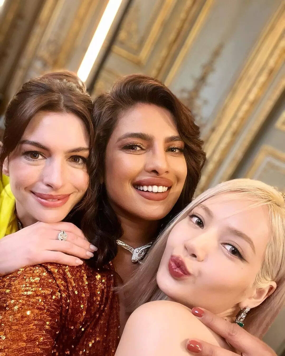 Priyanka Chopra, Anne Hathaway and BLACKPINK's Lisa