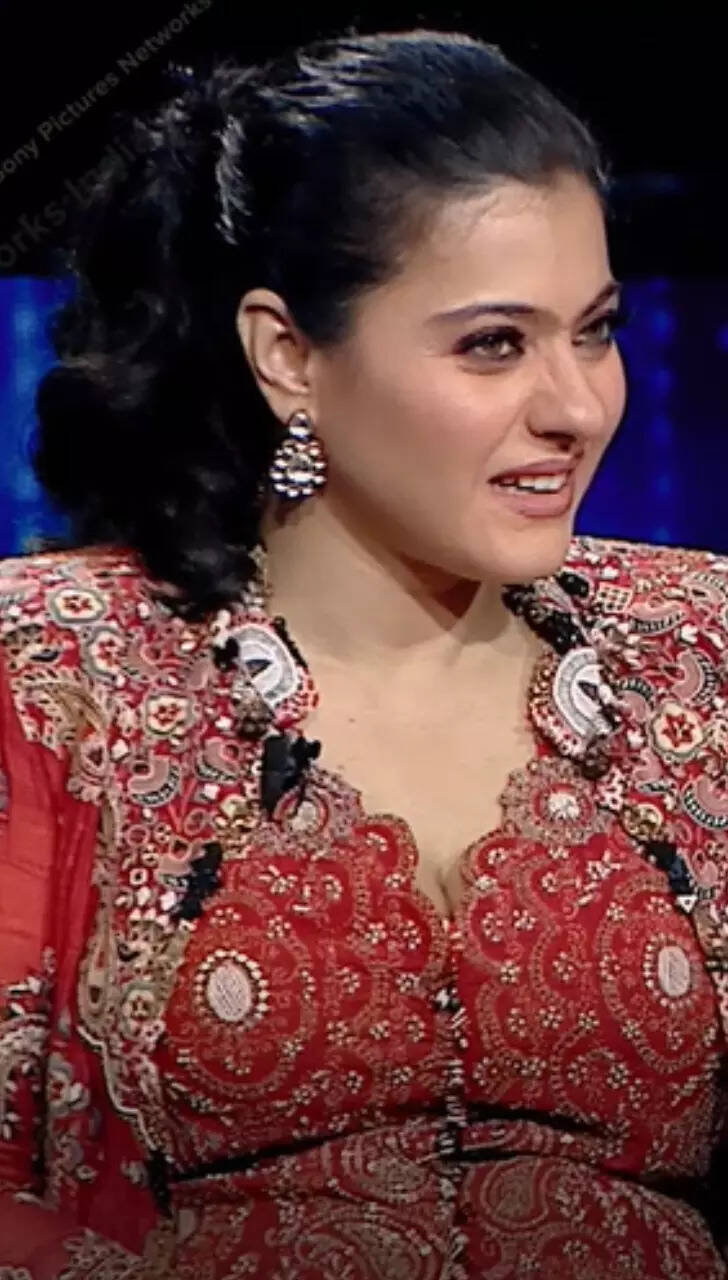 Kajol Devgans ravishing pictures from the set of Kon Honar Crorepati |  Times of India