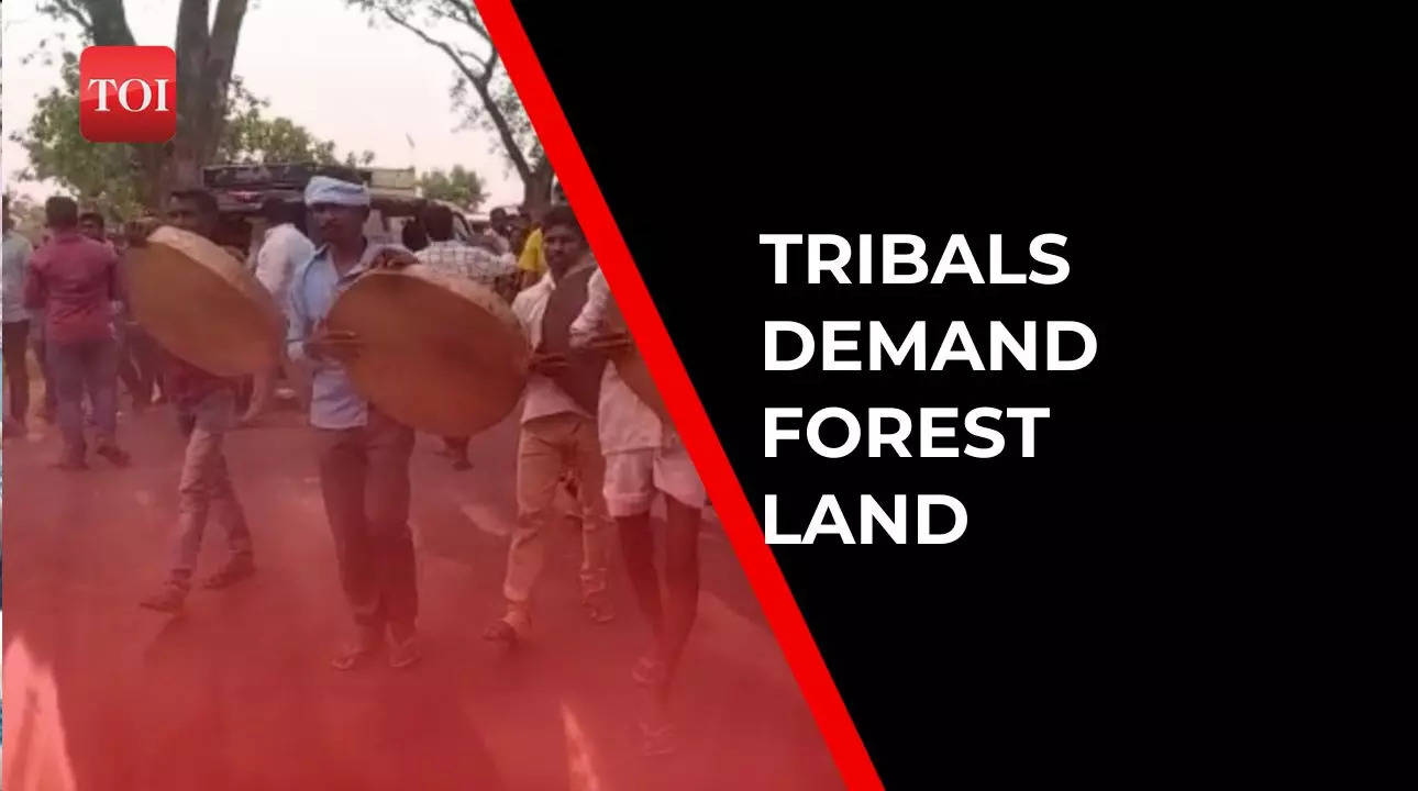 Telangana: Tribals organise unique protest in forest