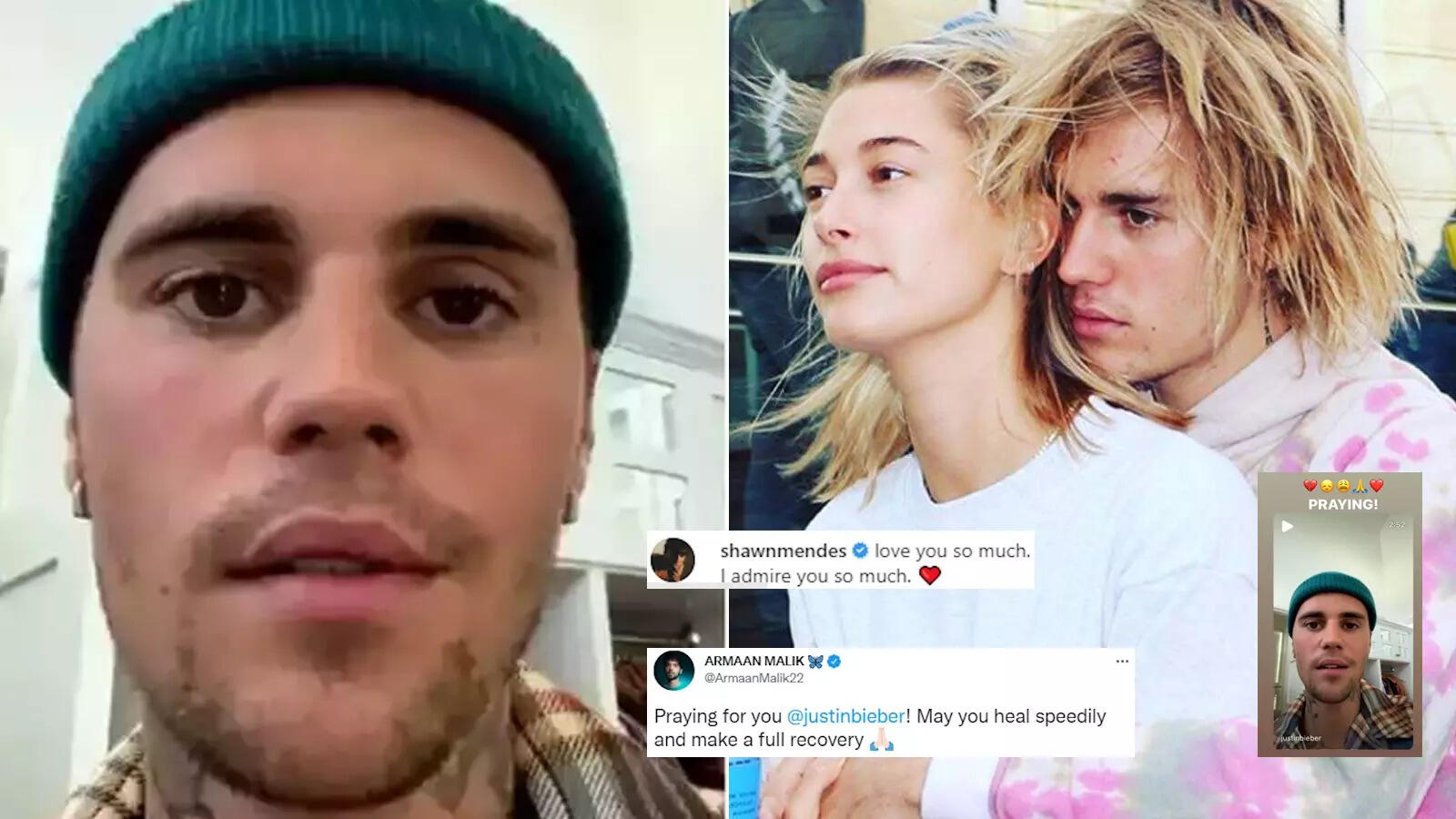 After Justin Bieber gets diagnosed with Ramsay Hunt Syndrome, wife ...