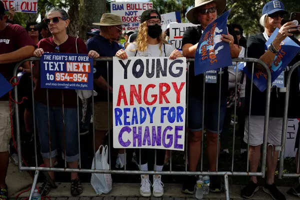 Tens of thousands rally against gun violence across US; see pics