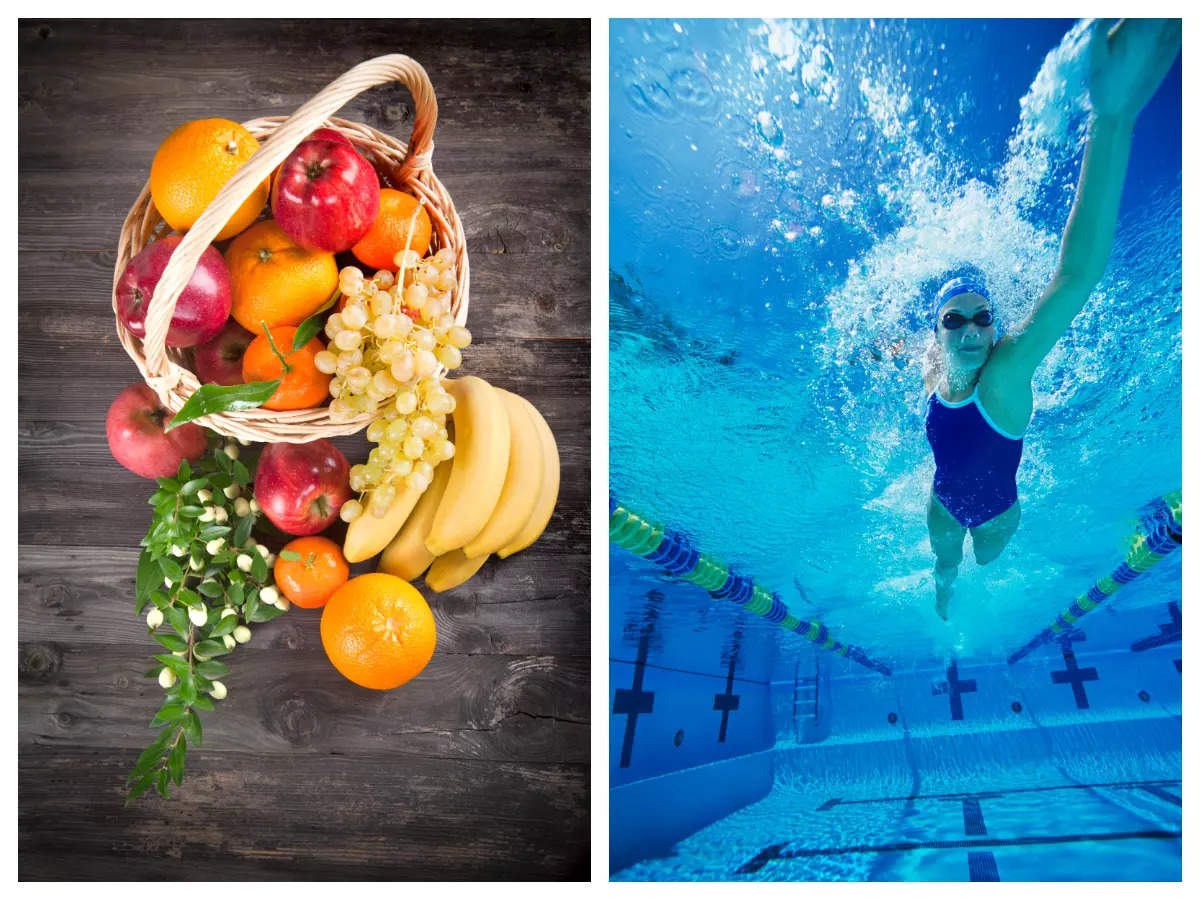 Foods to eat before and after swimming