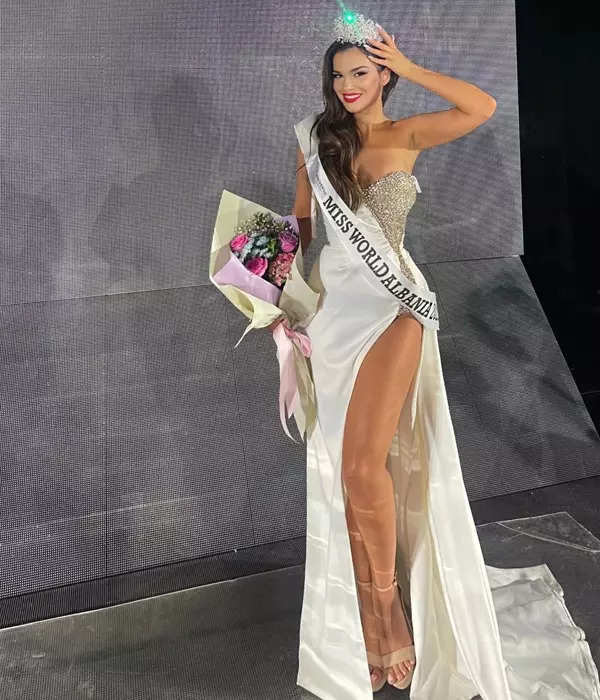 Angela Tanuzi wins Miss World Albania 2022 crown