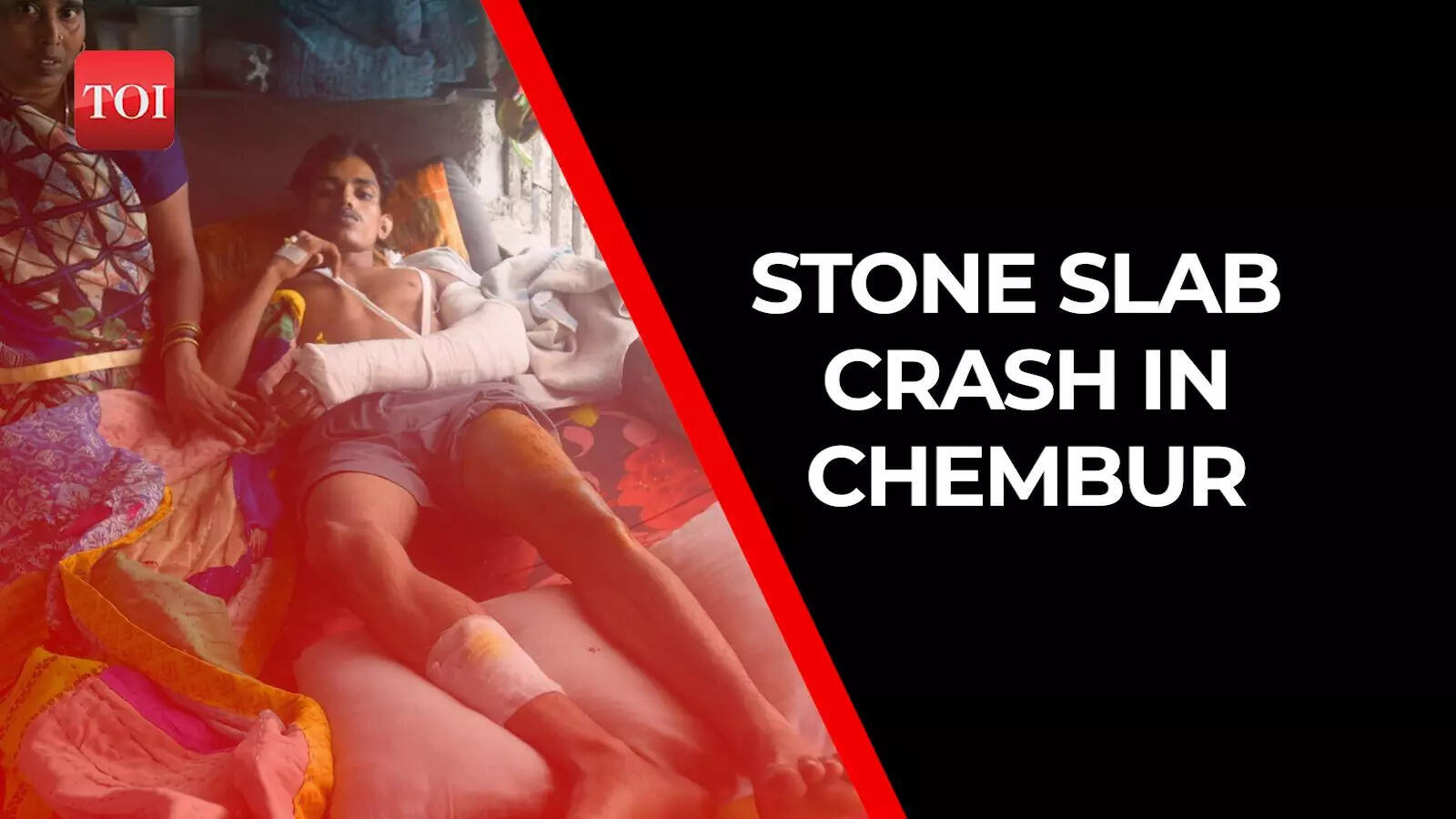 Mumbai: Stone slab crashes in Chembur, 2 injured