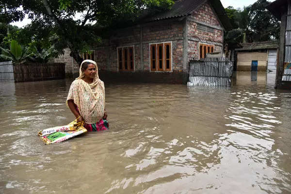 9 more killed, 42 lakh people hit as flood situation worsens in Assam; see pics