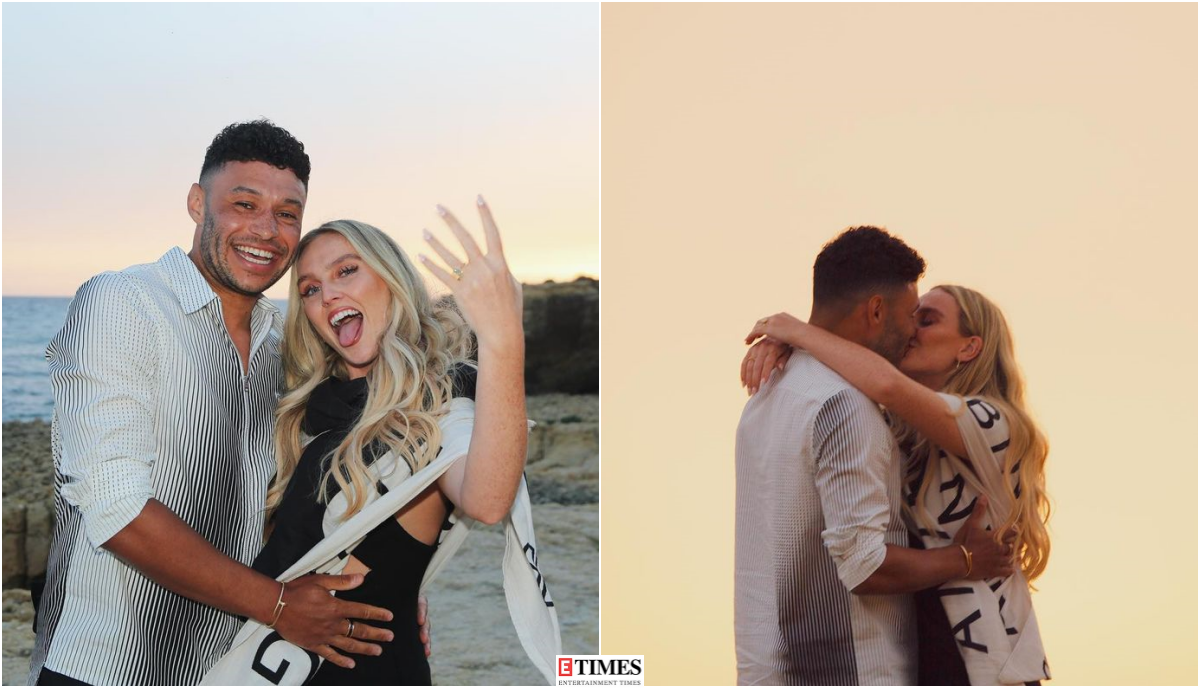 Alex Oxlade-Chamberlain and Perrie Edwards are engaged! Internet can't stop gushing over these romantic pictures of the star couple