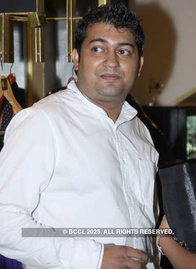 Celebration for collections at Kiran's store