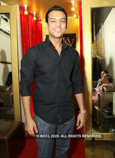 Celebration for collections at Kiran's store