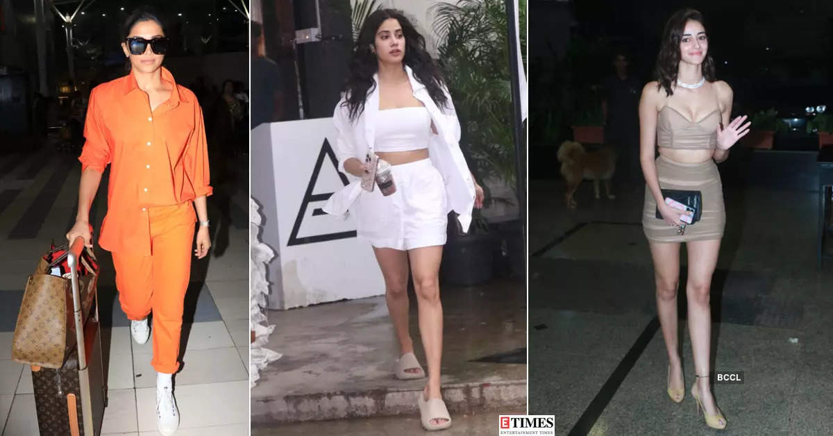 #ETimesSnapped: From Deepika Padukone to Ananya Panday, paparazzi pictures of your favourite celebs
