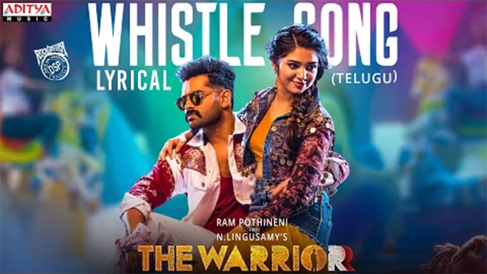Telugu Song: Latest Telugu Lyrical Video Song 'Whistle' from 'The Warriorr'  Ft. Ram Pothineni and Krithi Shetty | Telugu Video Songs - Times of India
