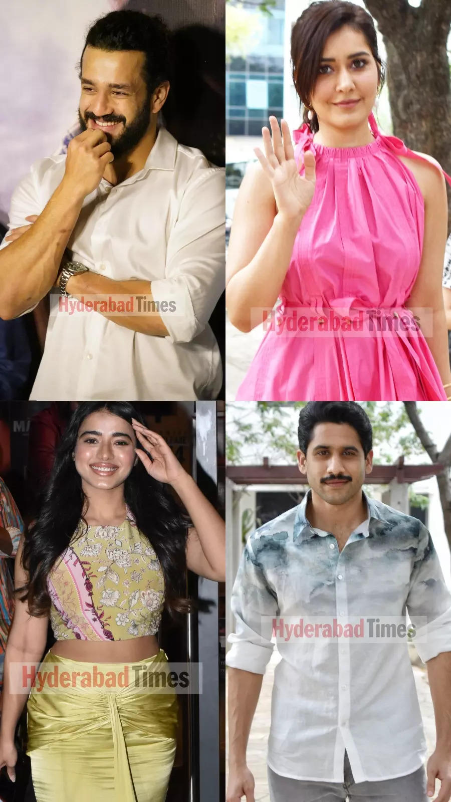 Latest pictures of Tollywood celebs at movie promotions