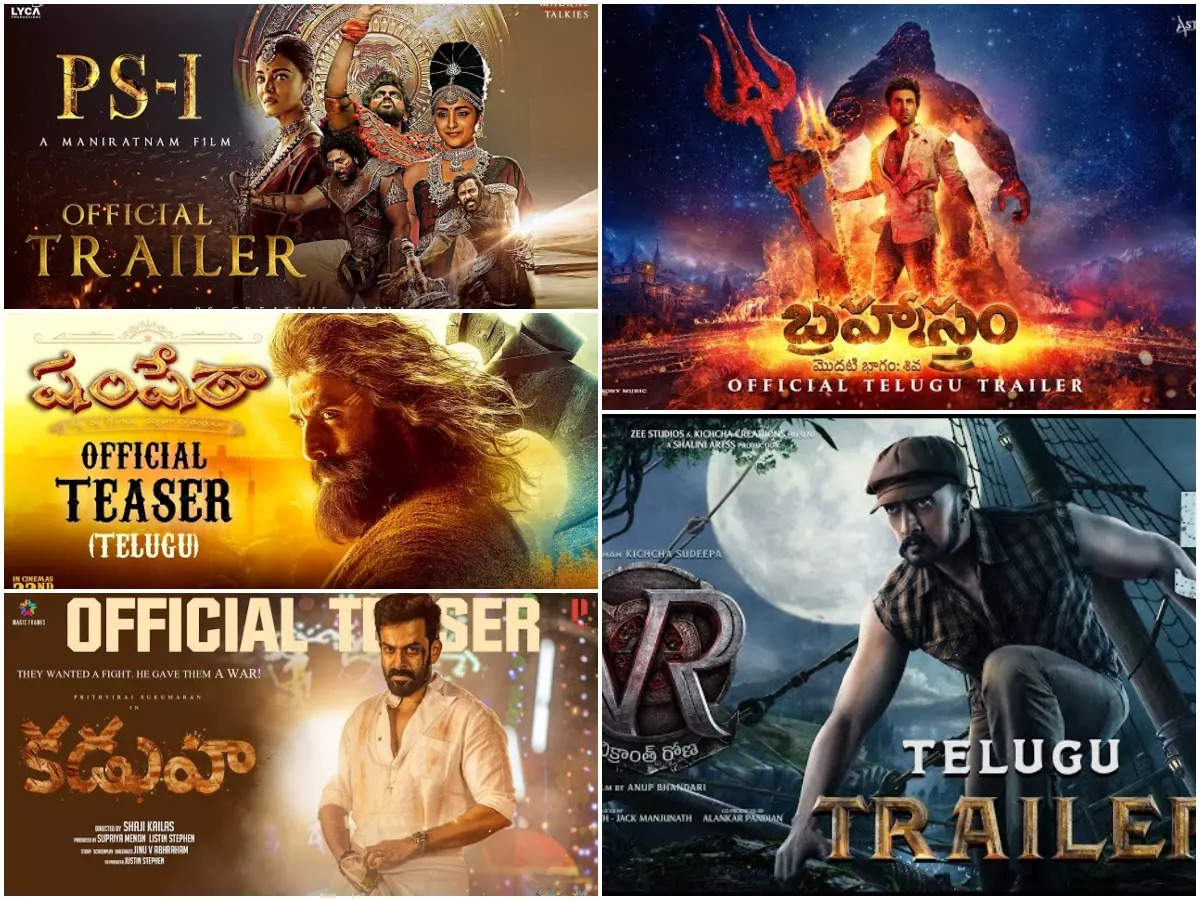 'Ponniyin Selvan', 'Brahmastra', 'Vikrant Rona', and 'Kaduva'; 10 upcoming Indian movies of 2022 that eye the Tollywood market