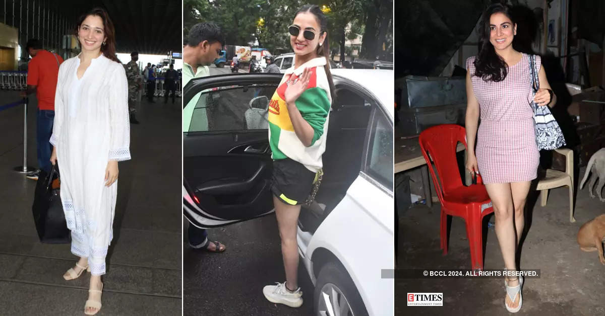 #ETimesSnapped: From Tamannaah Bhatia to Shraddha Arya, paparazzi pictures of your favourite celebs