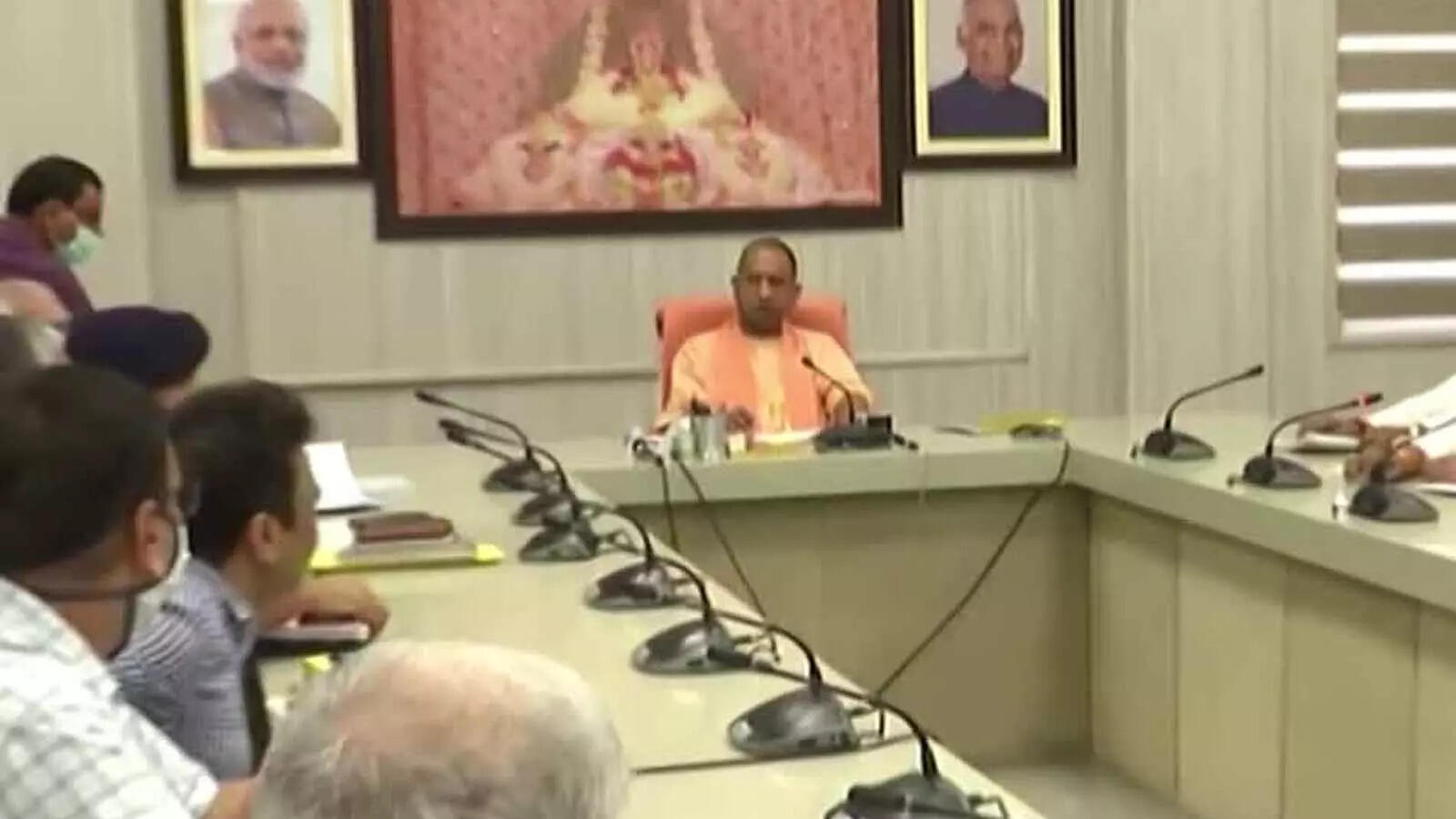 UP CM Yogi Adityanath holds review meeting on flood situation