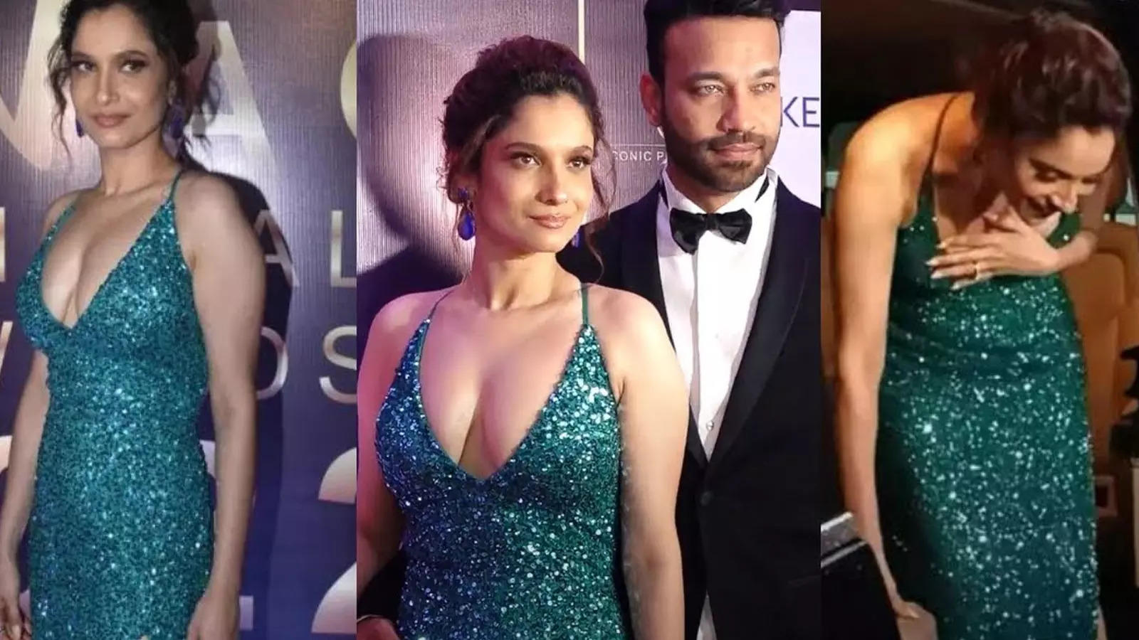 Ankita Lokhande trolled for wearing an uncomfortable dress in viral video