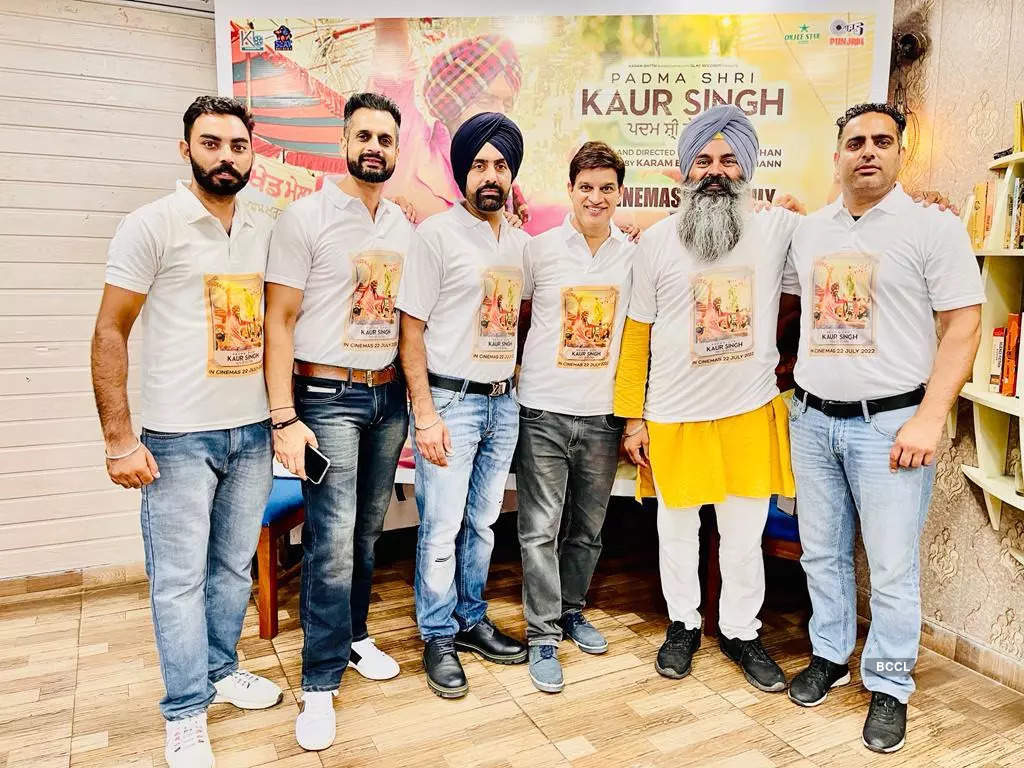 Glimpses from the trailer launch of biopic 'Padma Shri Kaur Singh'