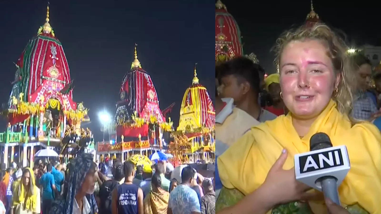 Jagannath Rath Yatra Foreign Devotees Join Procession In Puri