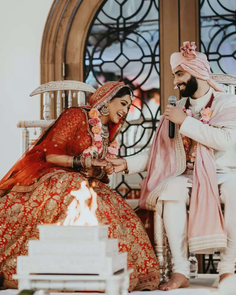 Inside pictures from Thappad fame Ankur Rathee and Anuja Joshi’s fairytale wedding festivities