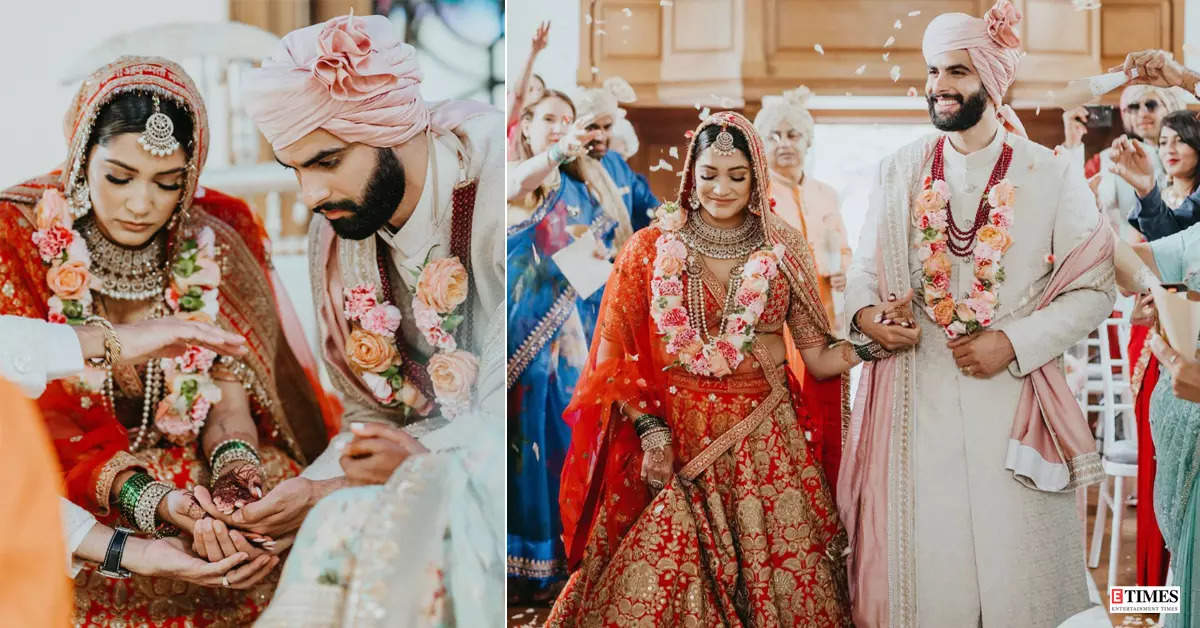 Inside pictures from Thappad fame Ankur Rathee and Anuja Joshi’s fairytale wedding festivities