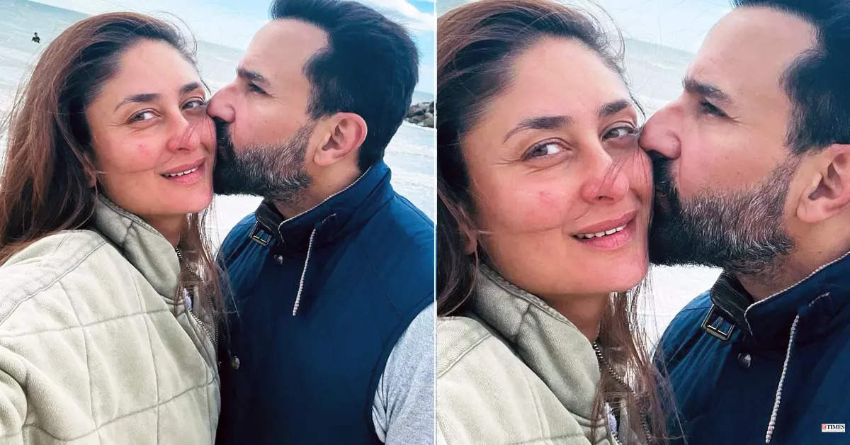 This new kissing selfie of Kareena Kapoor and Saif Ali Khan screams love
