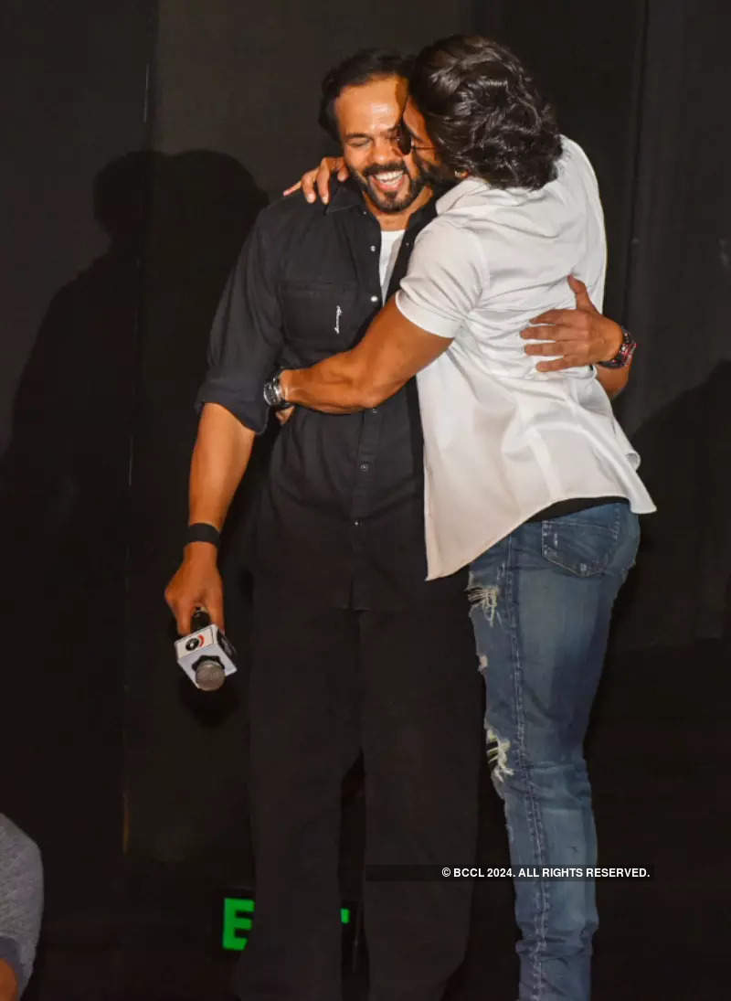 Ranveer Singh and Rohit Shetty's bromance at an event cannot be missed