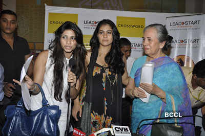 Kajol, Tanisha at book launch