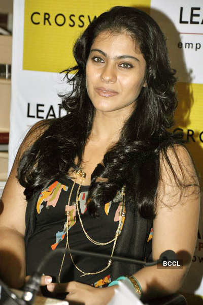 Kajol, Tanisha at book launch