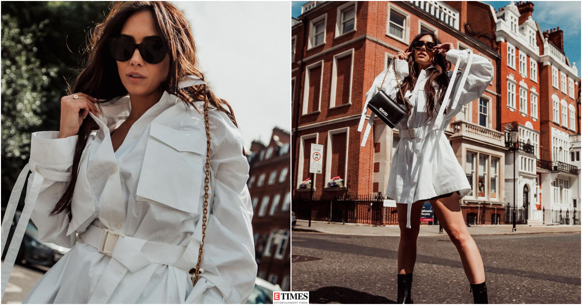 Lauren Gottlieb looks vibrant in white as she makes London streets her personal runway, see stunning pictures