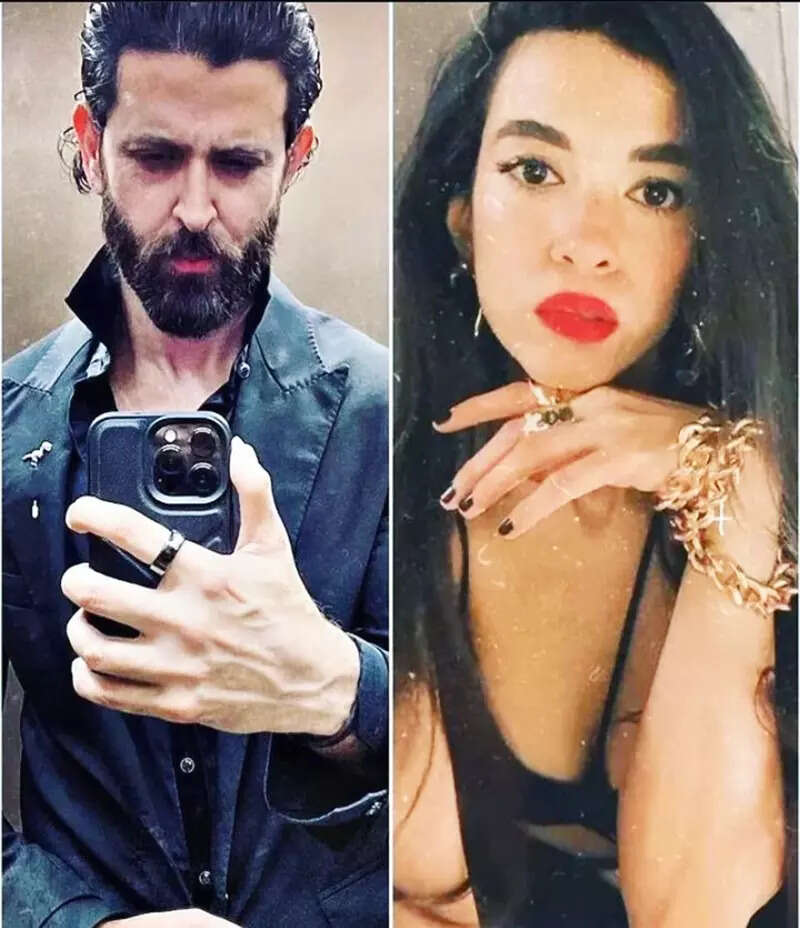 New loved-up pictures of Hrithik Roshan and girlfriend Saba Azad chilling at a London club