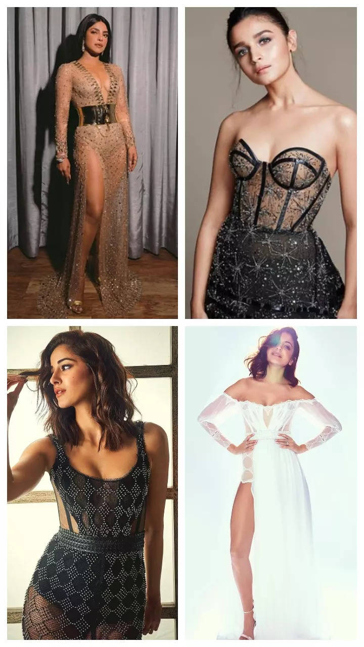 9 Bollywood actresses who rocked the naked dress trend | Times of India