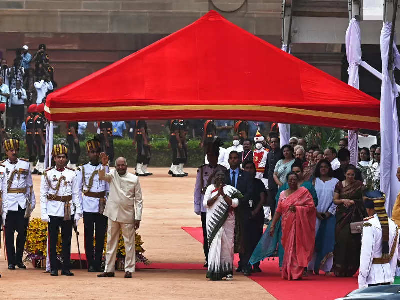 Droupadi Murmu takes oath as India's first tribal President