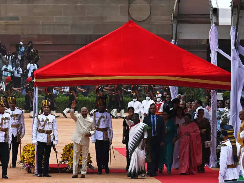 Droupadi Murmu takes oath as India's first tribal President