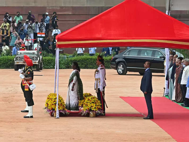 Droupadi Murmu takes oath as India's first tribal President