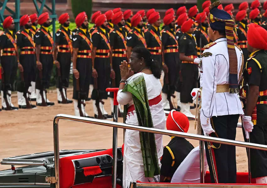 Droupadi Murmu takes oath as India's first tribal President