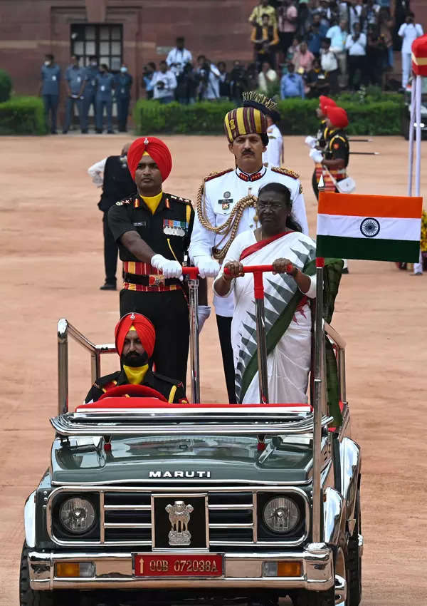 Droupadi Murmu takes oath as India's first tribal President