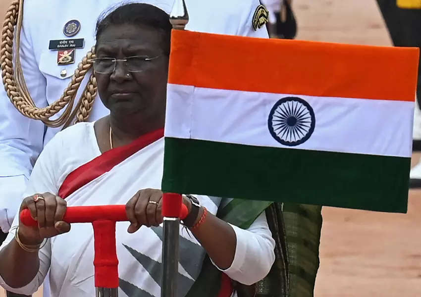 Droupadi Murmu takes oath as India's first tribal President