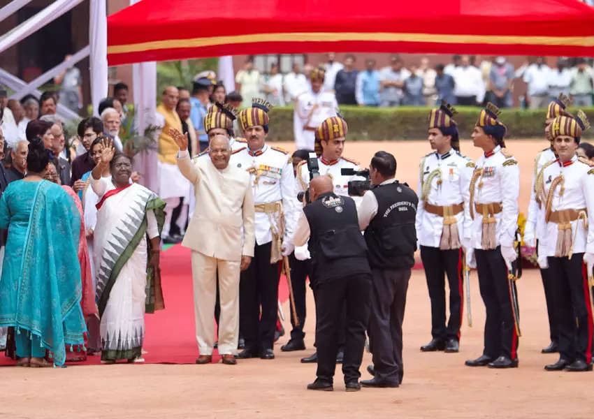 Droupadi Murmu takes oath as India's first tribal President