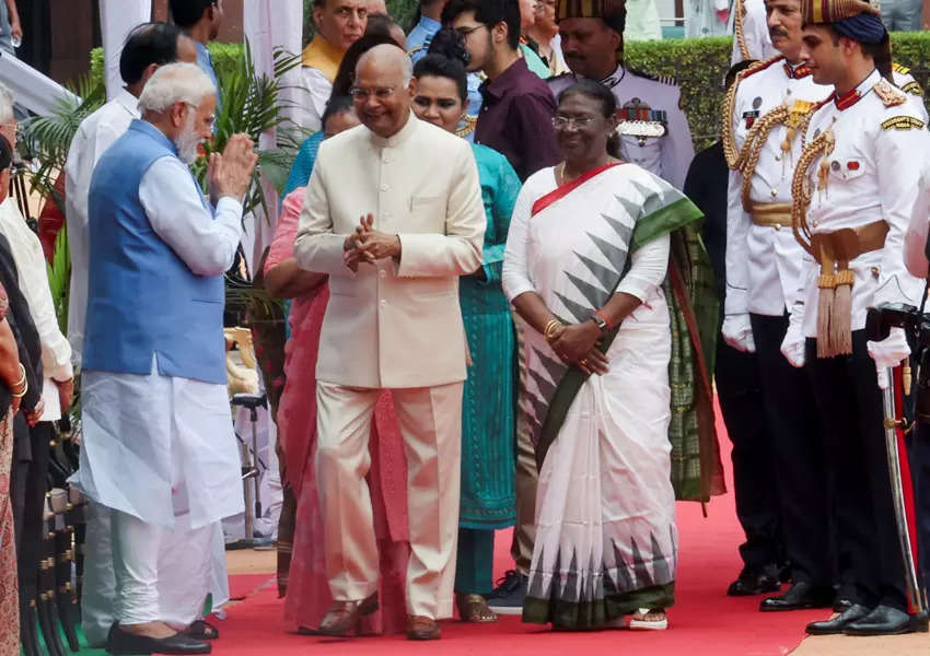 Droupadi Murmu takes oath as India's first tribal President