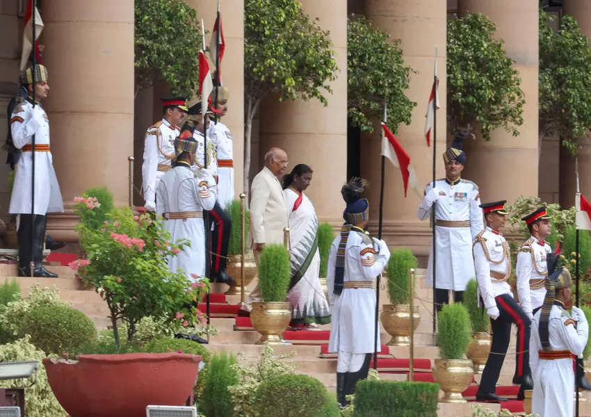Droupadi Murmu takes oath as India's first tribal President