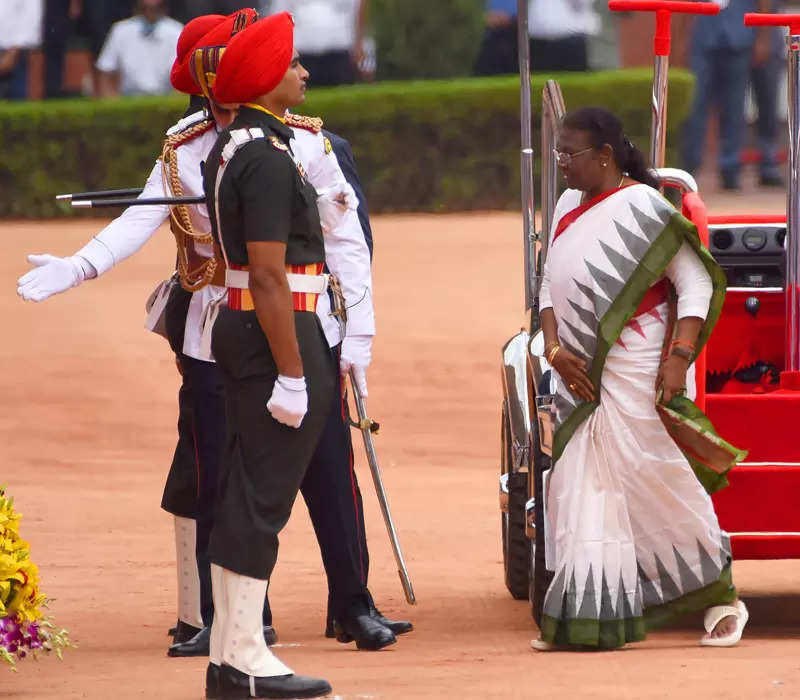 Droupadi Murmu takes oath as India's first tribal President