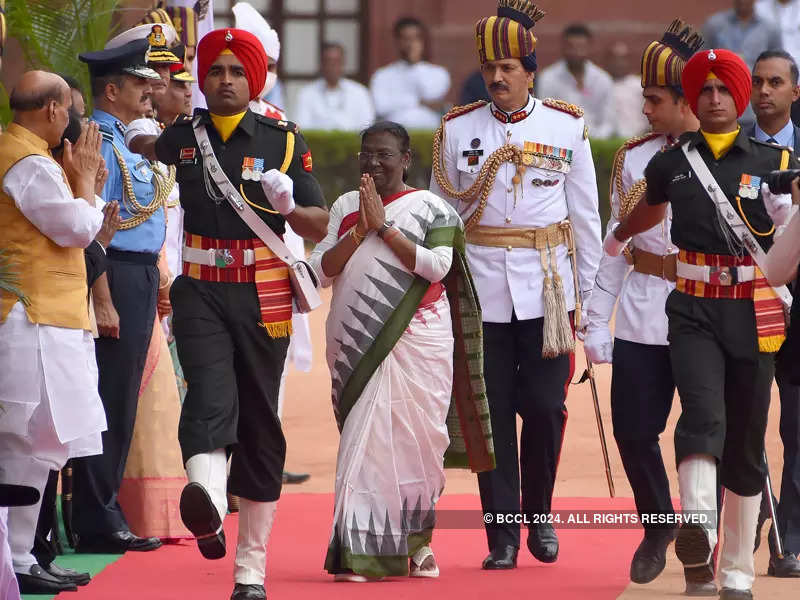 Droupadi Murmu takes oath as India's first tribal President