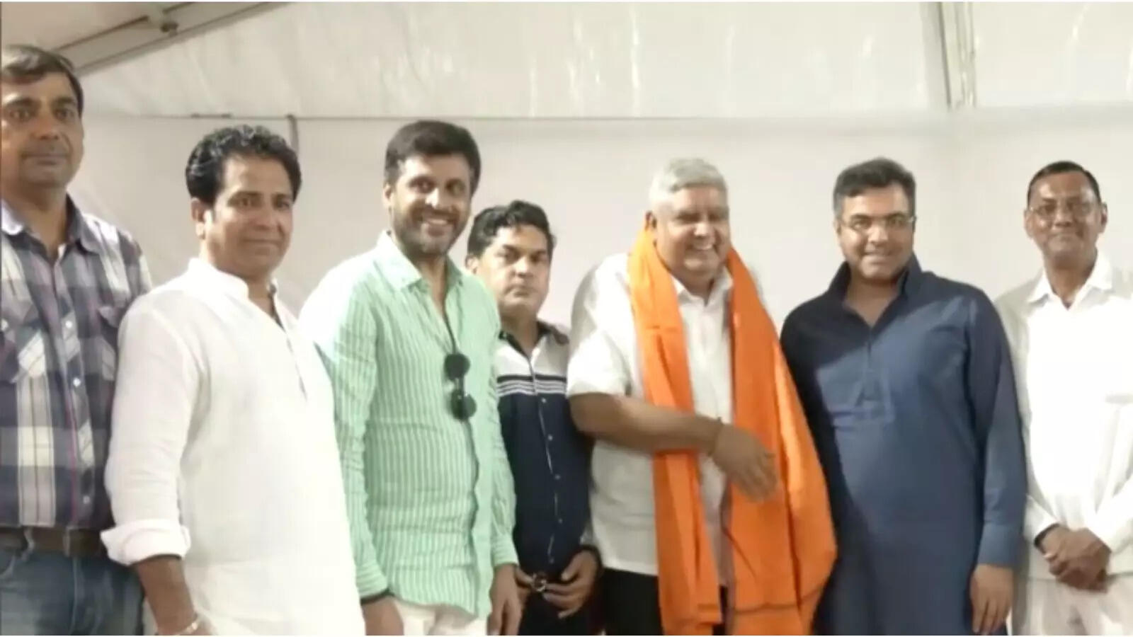 Khap Panchayat leaders meet NDA Vice Presidential candidate in Delhi