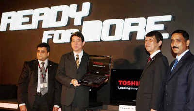 Launch of Toshiba's new laptop and LCD TV 