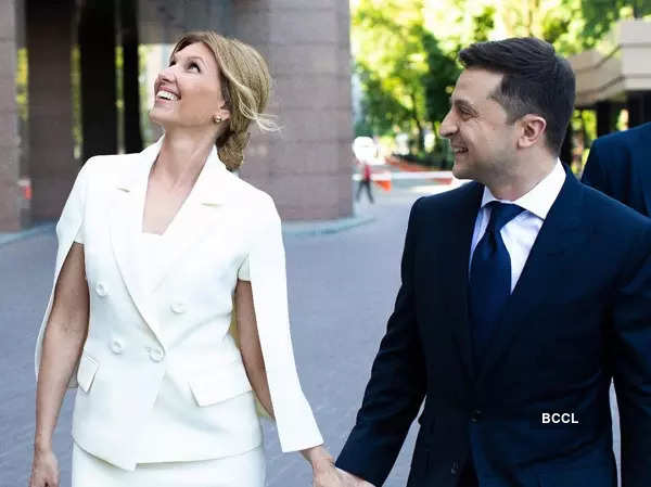 Ukraine President Volodymyr Zelensky's wife Olena Zelenska's pictures go viral as she opens up about life in wartime, marriage