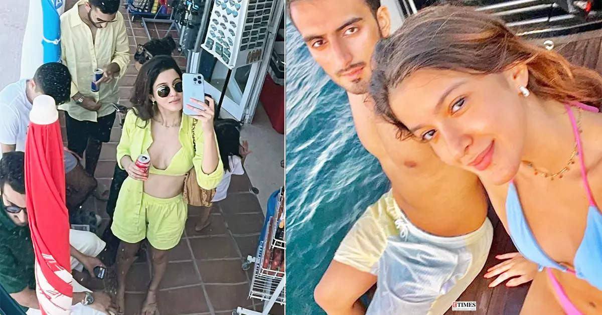 Fun-filled pictures of Shanaya Kapoor chilling with friends from her vacation will make you hit the beach