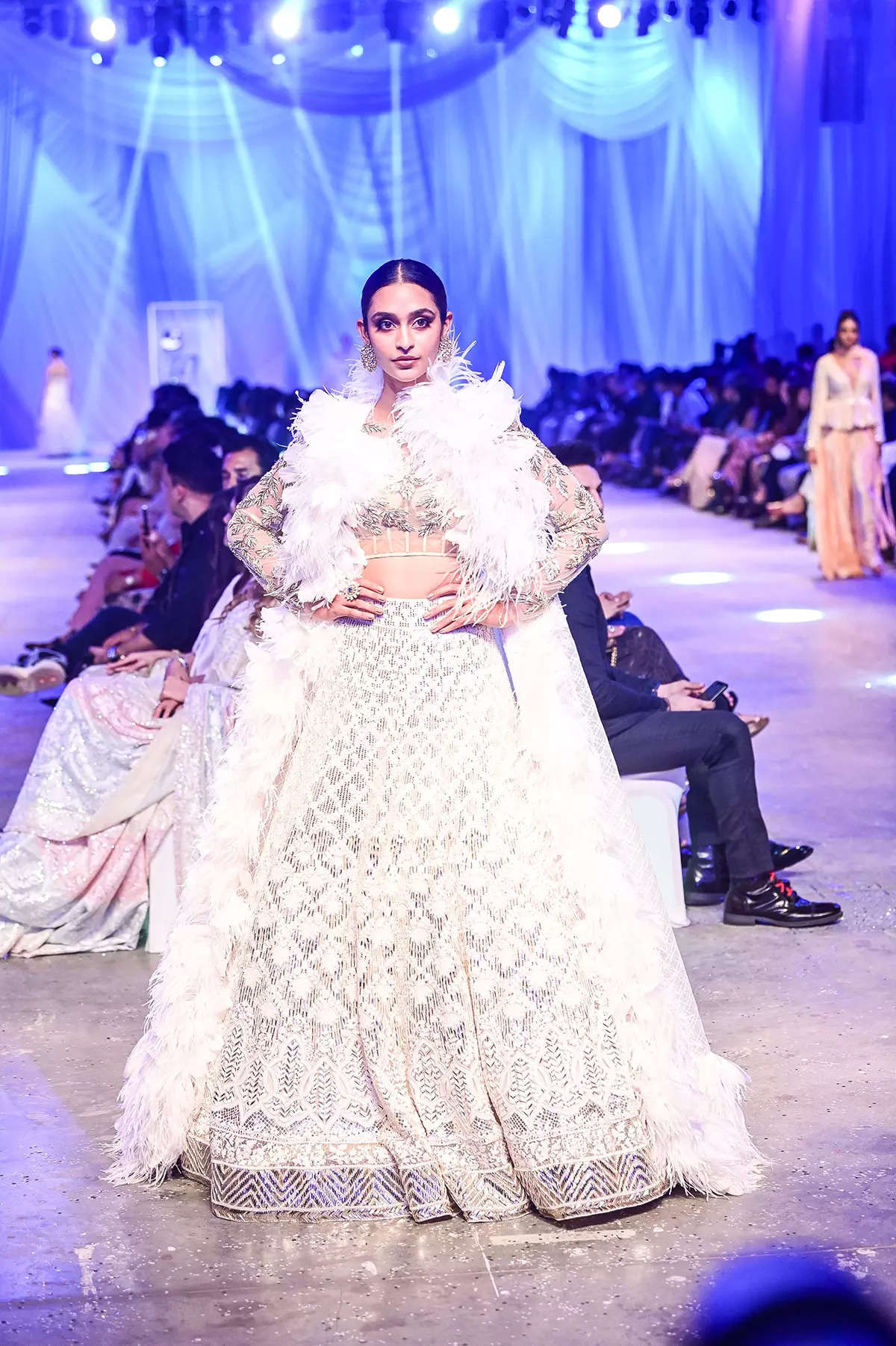 Models showcase exquisite collection by Manish Malhotra