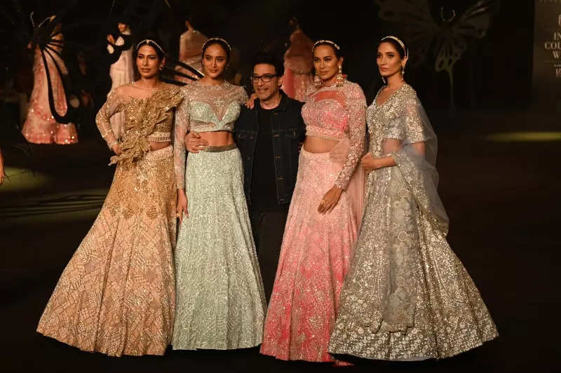 Models present exquisite collection by Suneet Varma