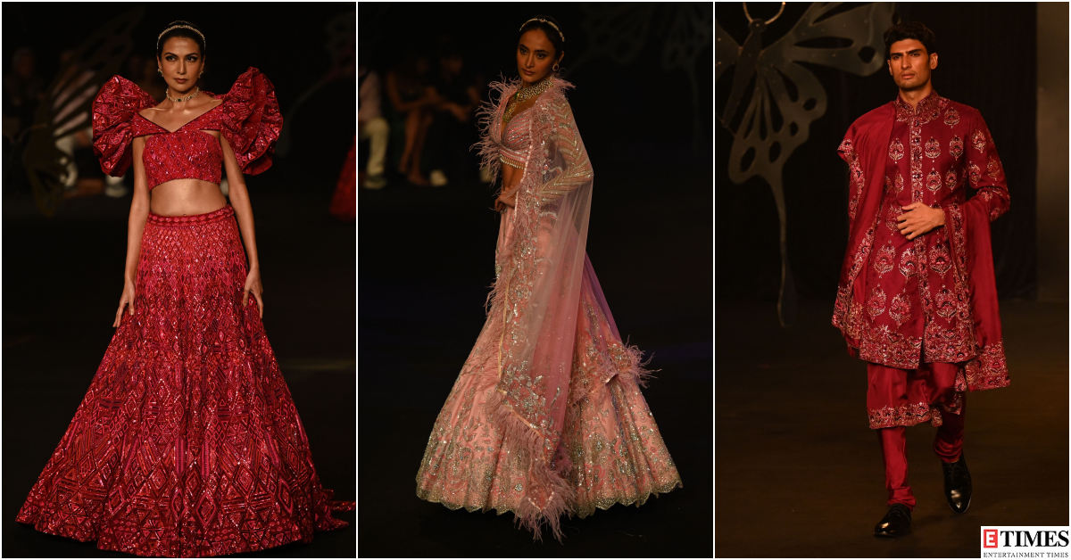 Models present exquisite collection by Suneet Varma